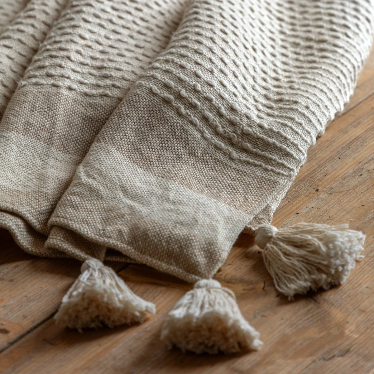 Arya Textured Stripe Throw