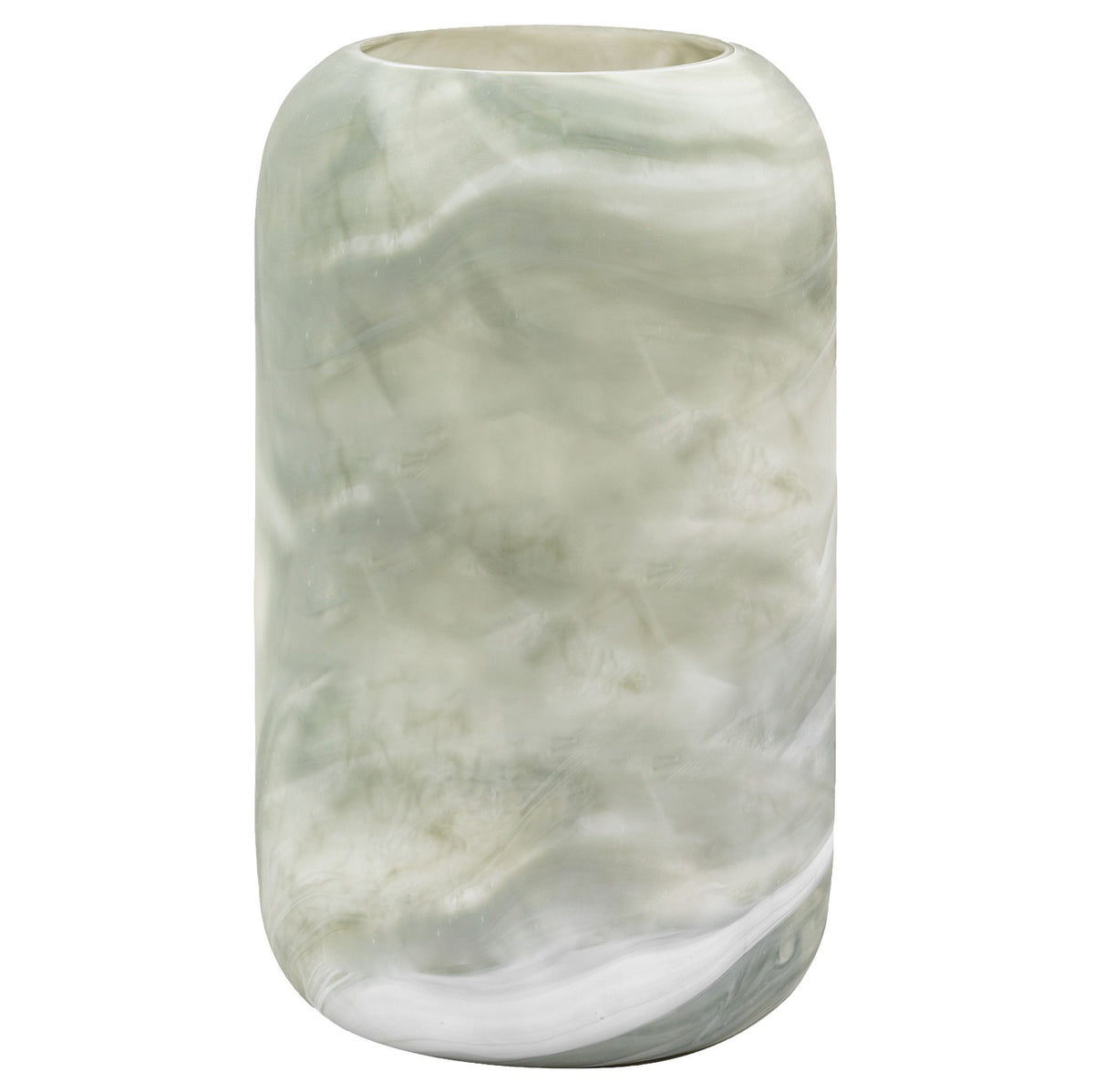Caldeira Handblown Glass Vase Slim in Sage
