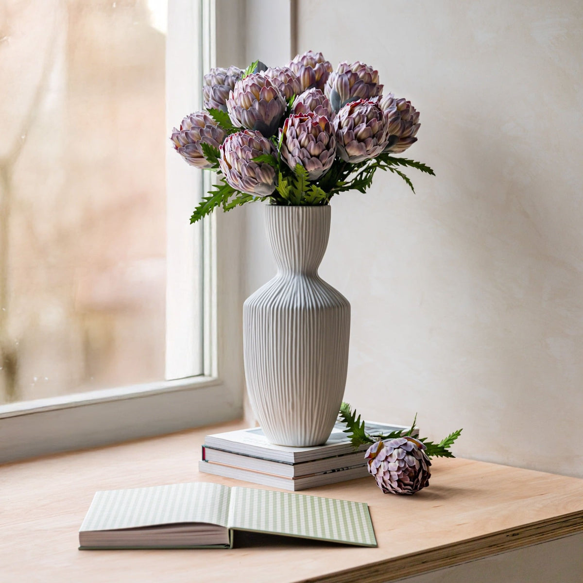 Faux Stem Statement Tropical in Lilac Set of 12