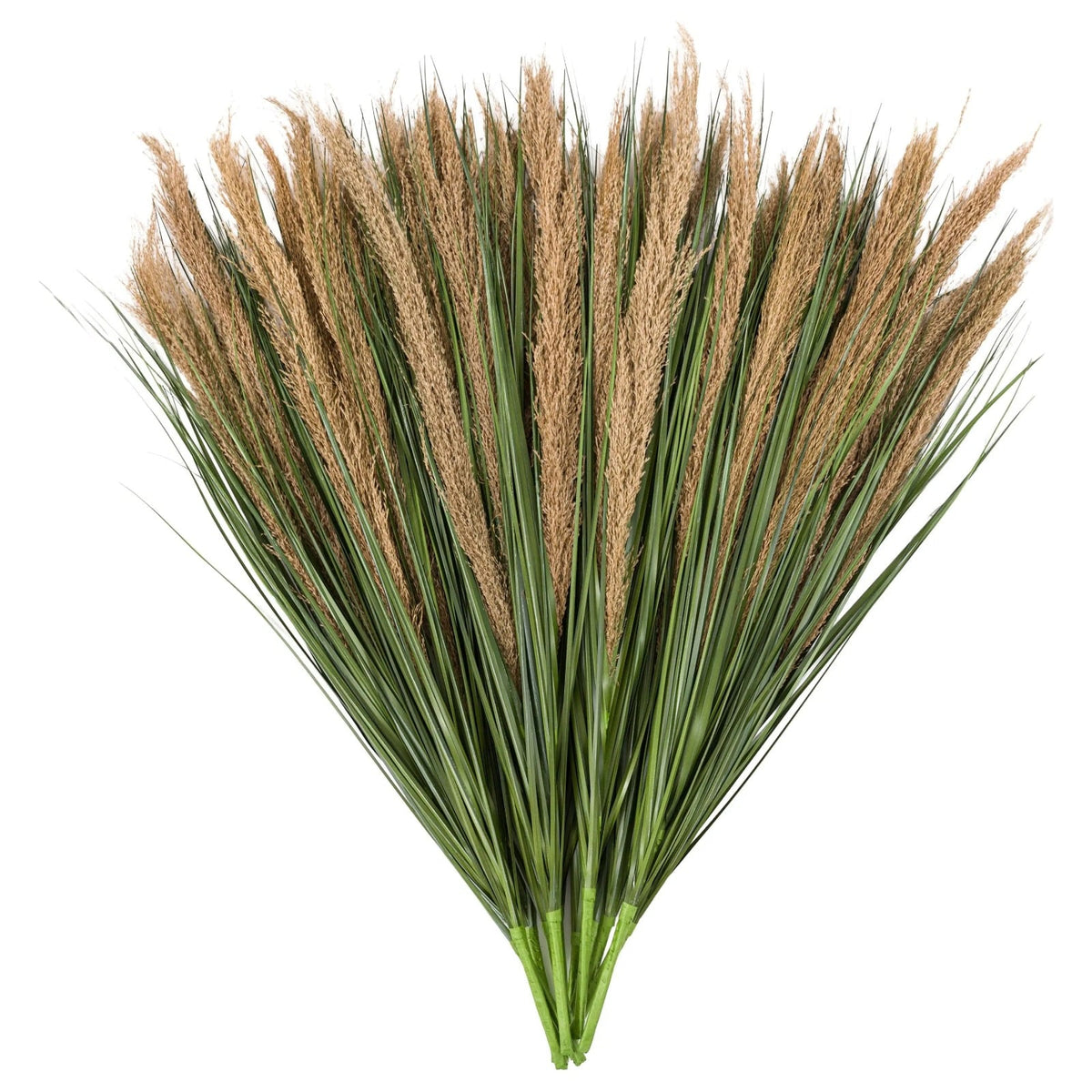 Faux Grass with Feather Seed Set of 12