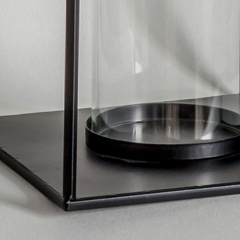 Viola Large Lantern in Black