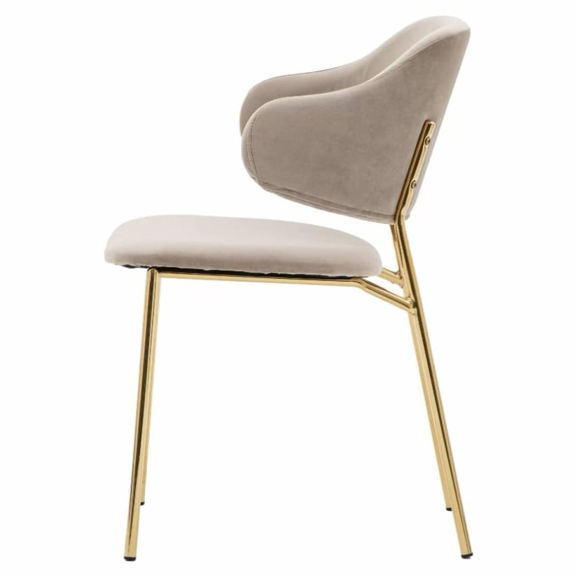 Aliyah Dining Chair in Taupe - Set of 2