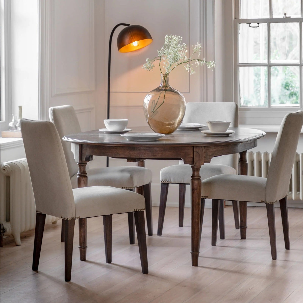 Buckingham Extending Round Dining Table - 120-160cm