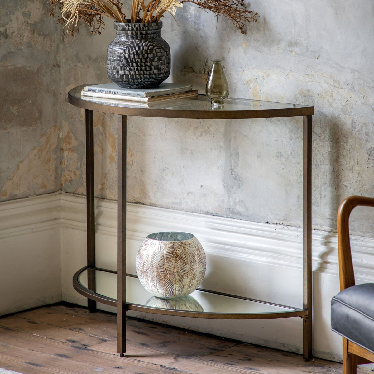 Aurelia Console Table in Bronze