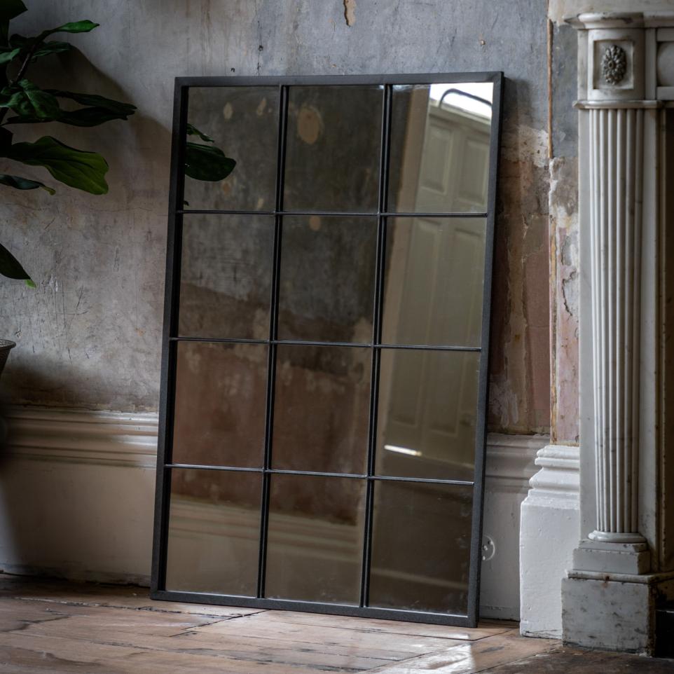 Chalford Large Wall Mirror Black