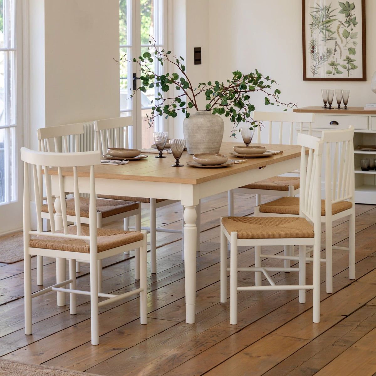 Eastfield Extending Dining Table in White - 180cm