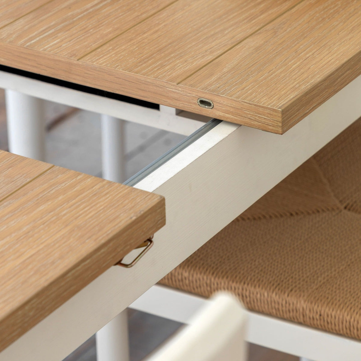 Eastfield Extending Dining Table in White - 180cm