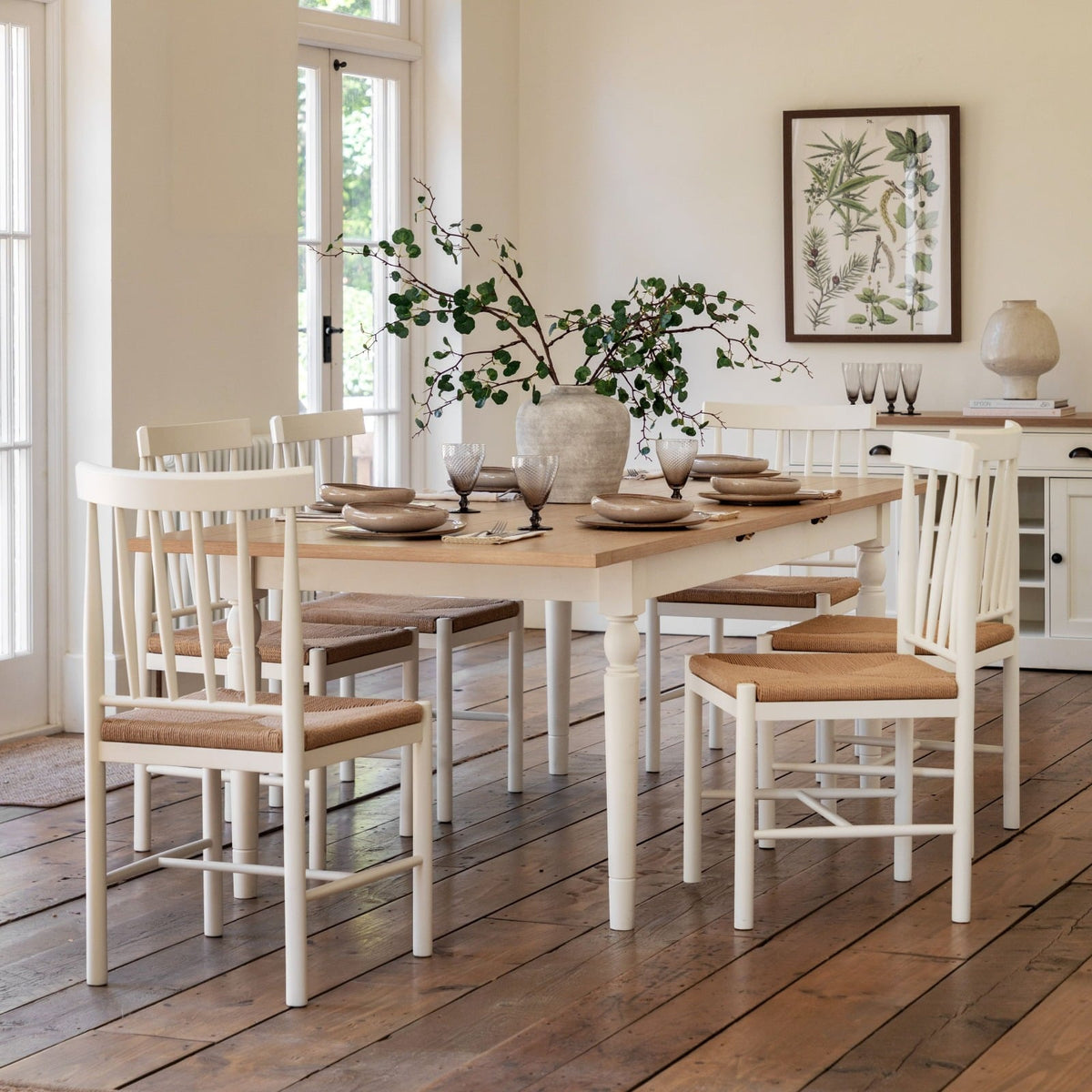 Eastfield Extending Dining Table in White - 180cm