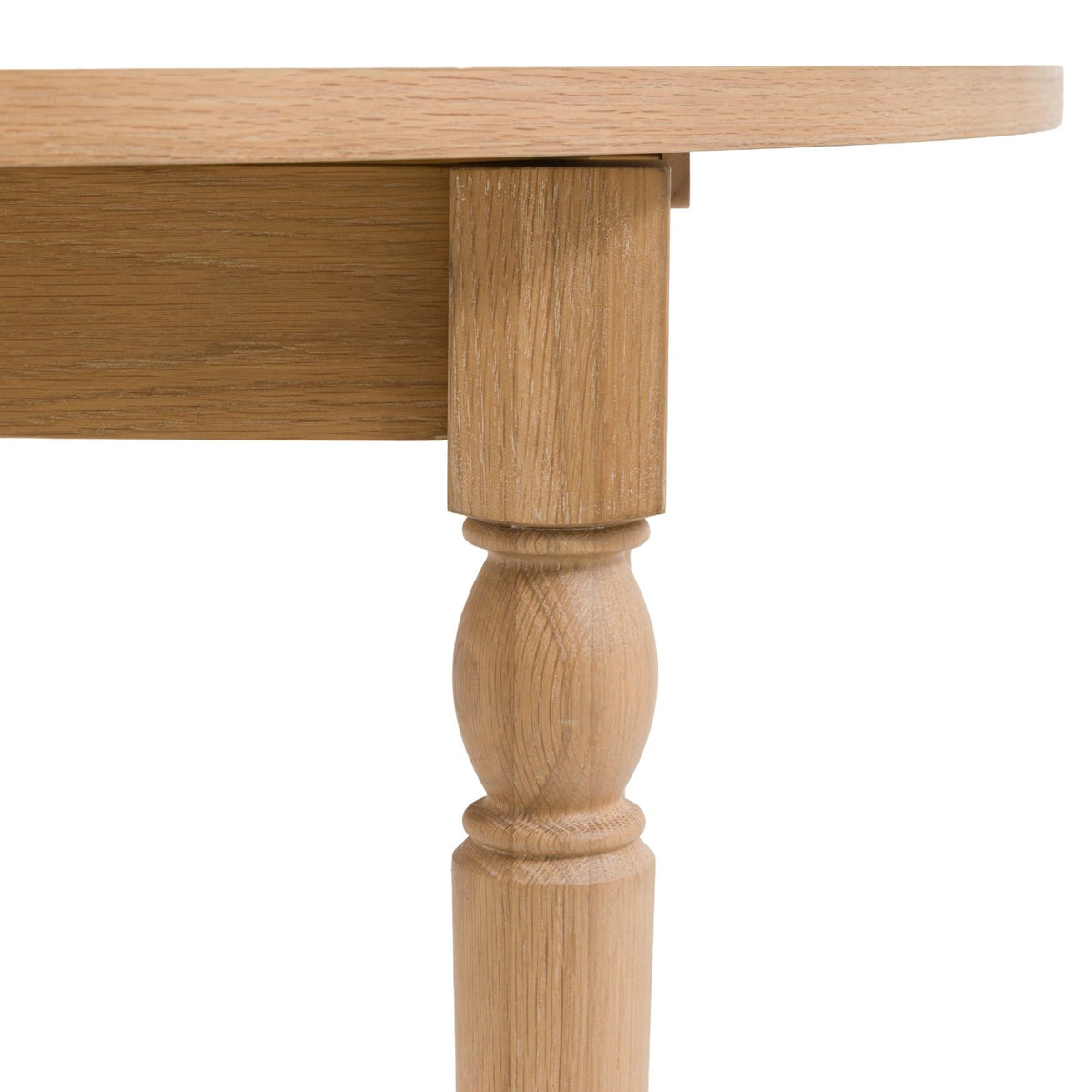 Eastfield Round Extending Dining Table in Neutral - 110cm