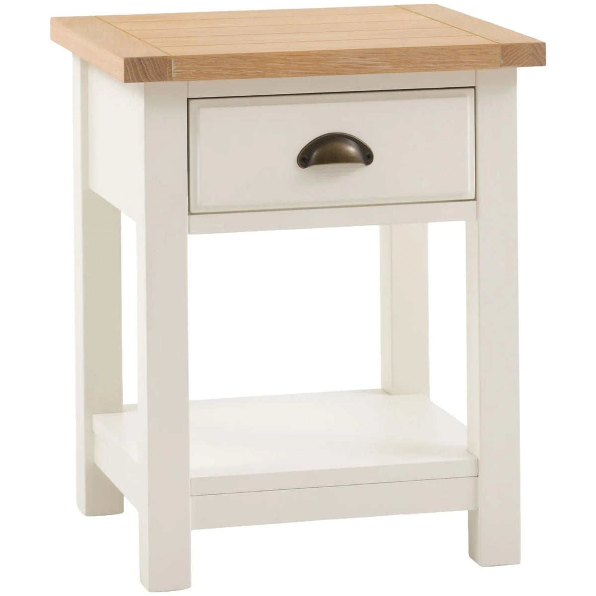 Eastfield Bedside Table in White