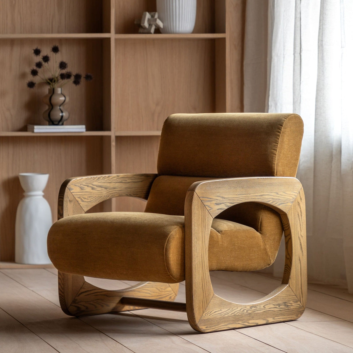 Morden Armchair in Golden