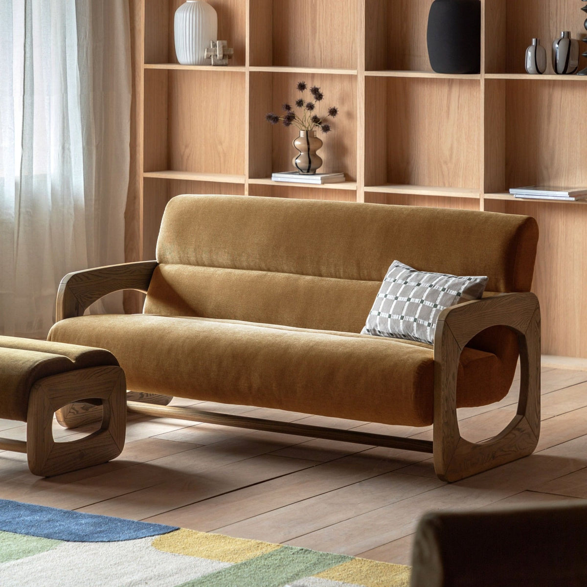 Morden 3 Seater Sofa in Golden