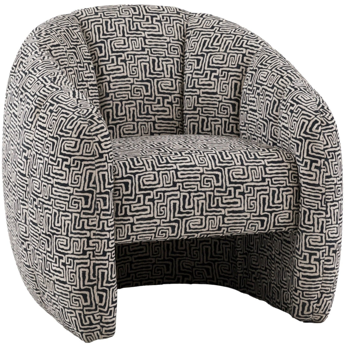 Novella Tub Chair in Monochrome