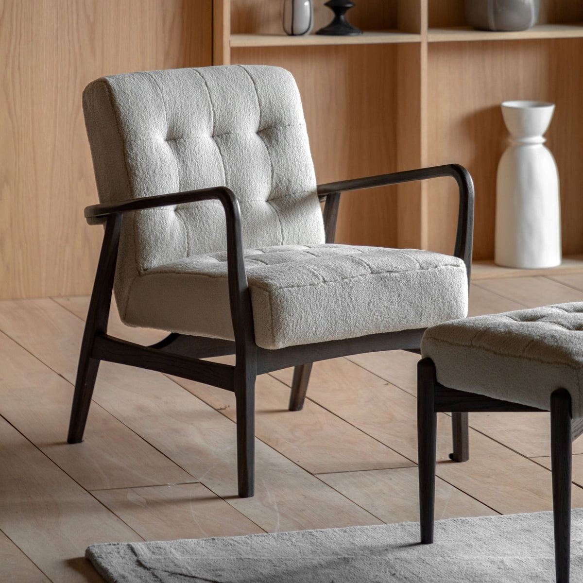 Memphis Armchair in Cream