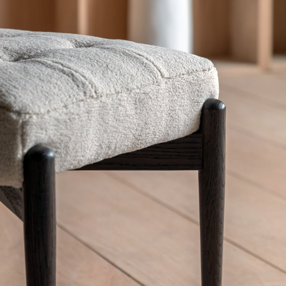 Memphis Footstool in Cream
