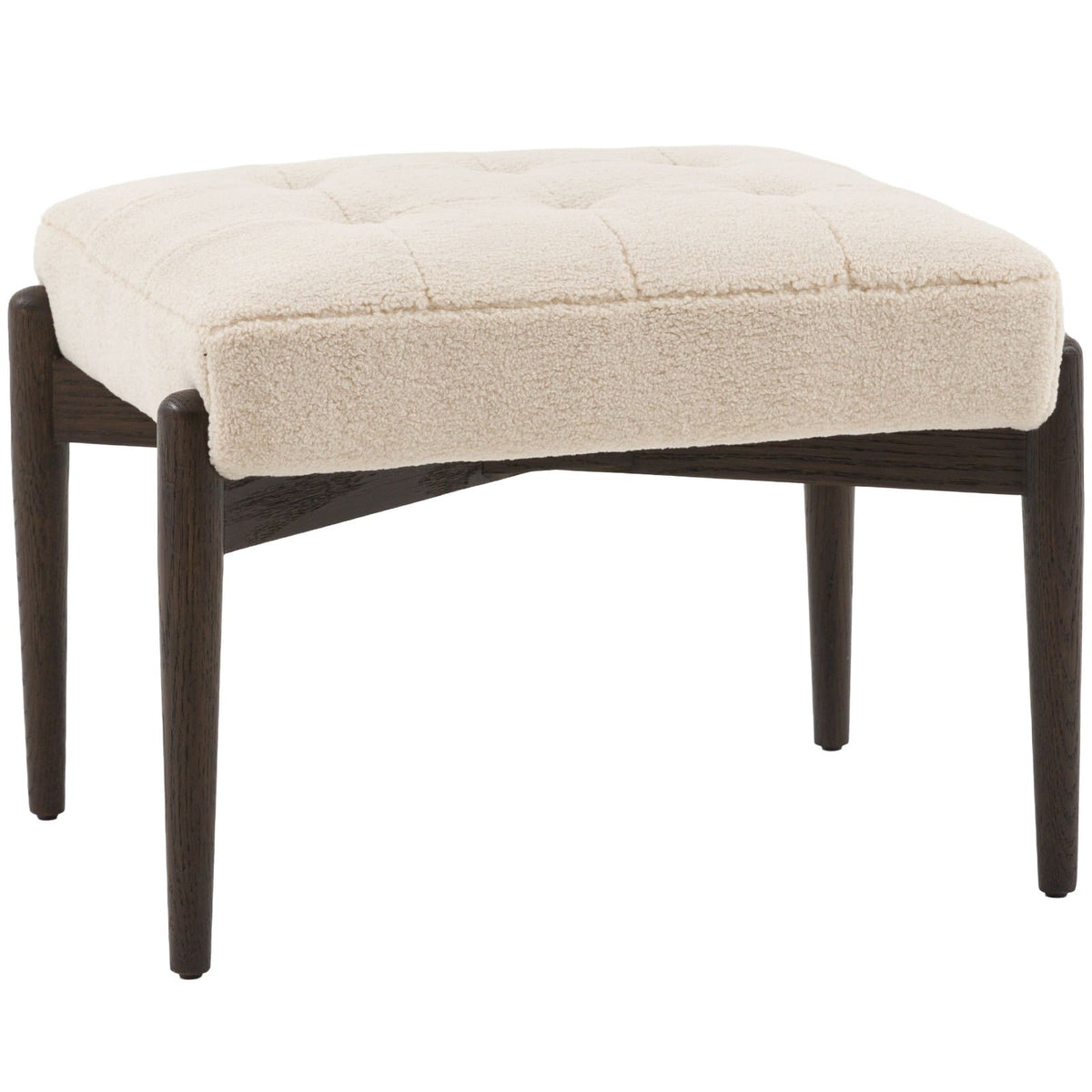 Memphis Footstool in Cream