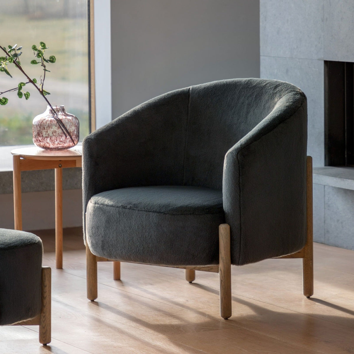 Tivoli Armchair in Alaskan Graphite
