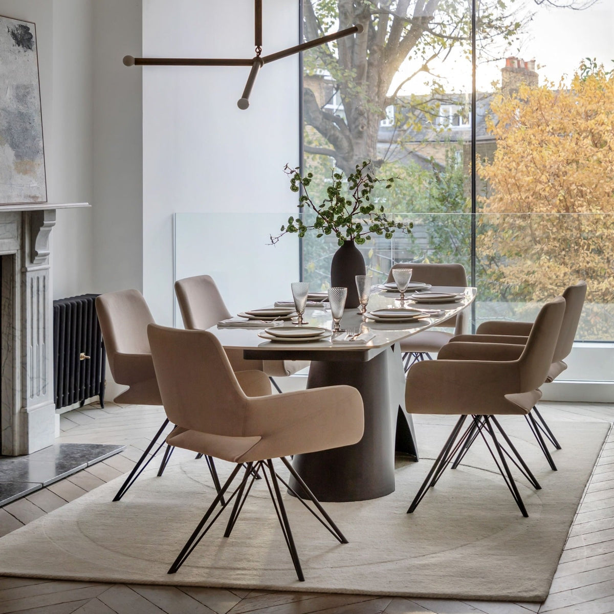 Rothko Dining Table in Black - 160cm