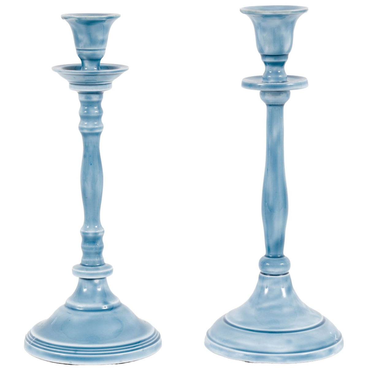 Altea Candlesticks in Blue - Set of 2