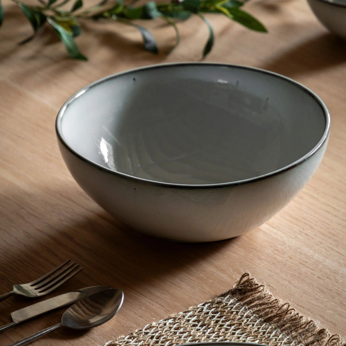 Reactive Glaze Pasta Bowl