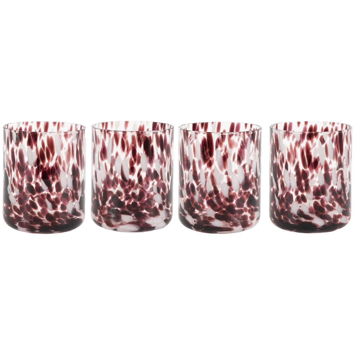Confetti Tumbler Glasses - Set of 4
