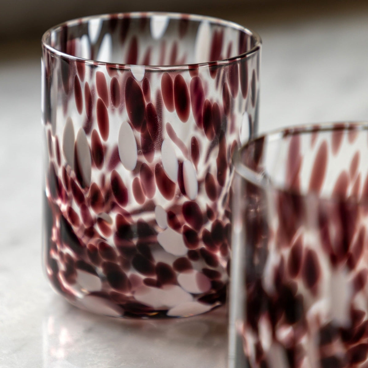 Confetti Tumbler Glasses - Set of 4