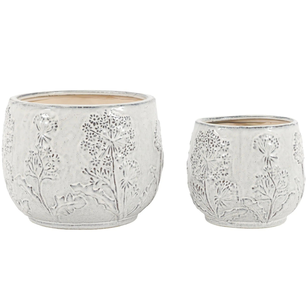 Meadow Floral Planter - Set of 2