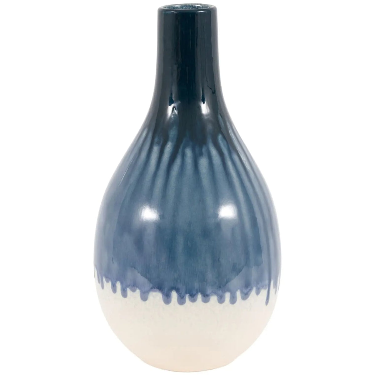 Orro Blue Organic Fade Ceramic Vase