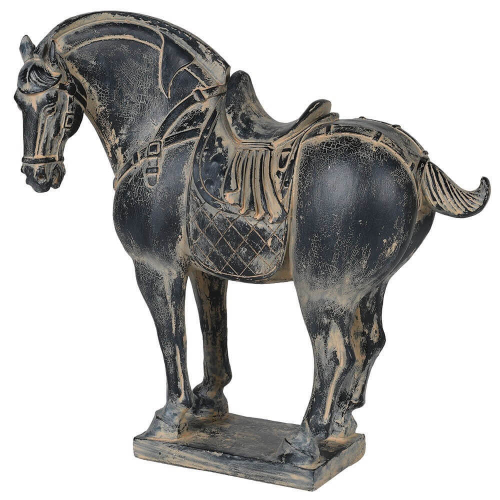 Horse Ornament Distressed Finish