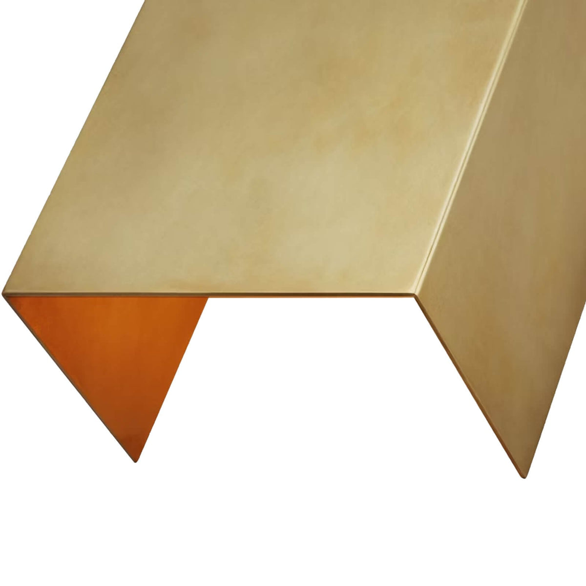 Brompton Medium Wall Sconce in Natural Brass