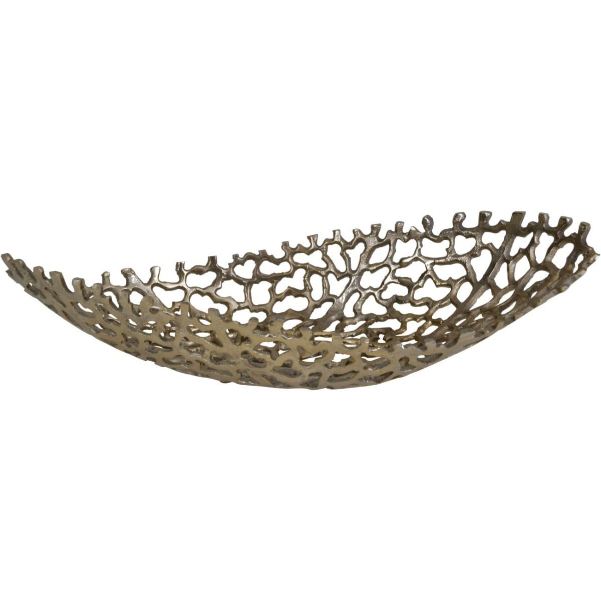 Aussie Ellipse Bowl Gold Coral