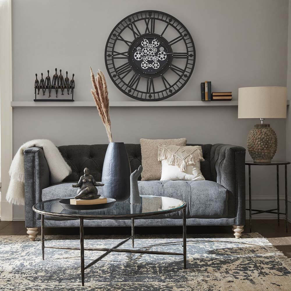 Gibbons Large Skeleton Wall Clock with Moving Cogs