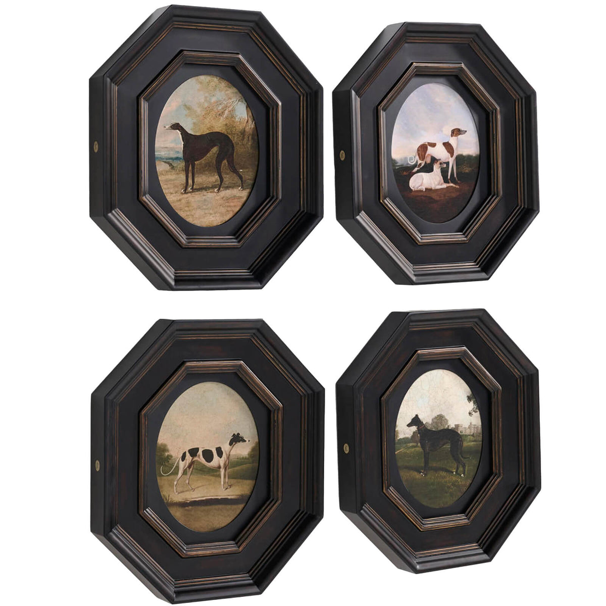 Noble Companions No. 2 Framed Art - Set of 4