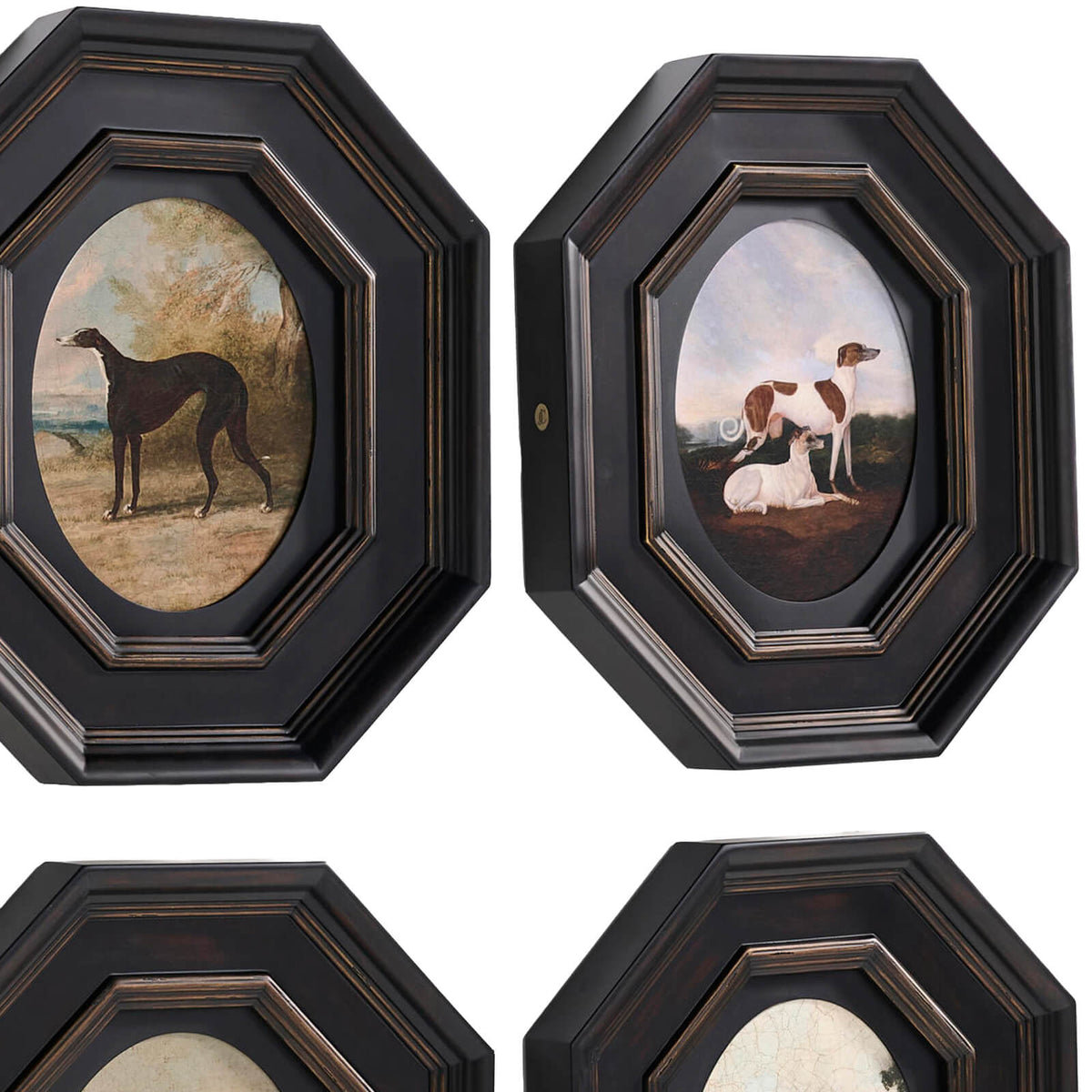 Noble Companions No. 2 Framed Art - Set of 4