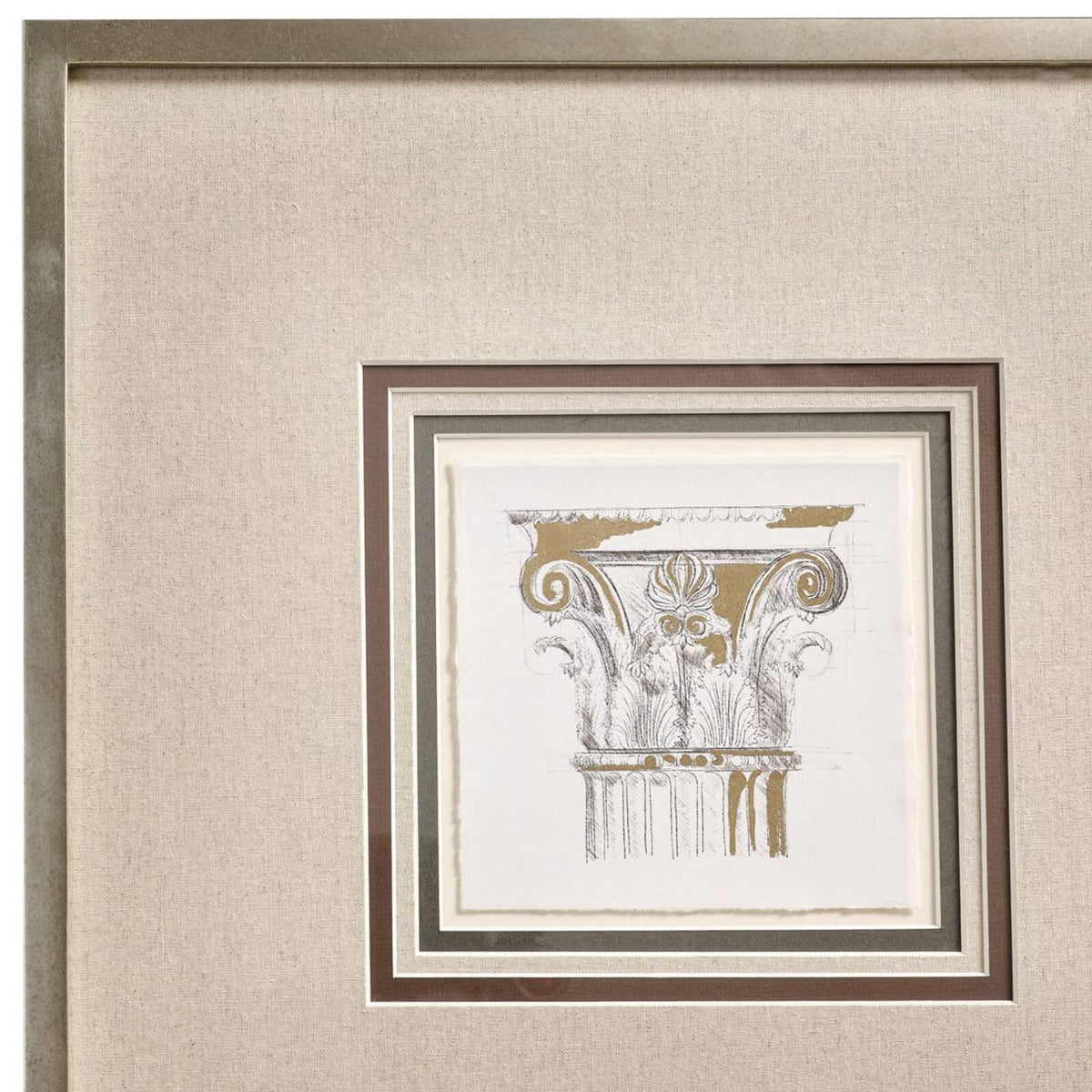 Corinthian Light Framed Prints - Set of 4