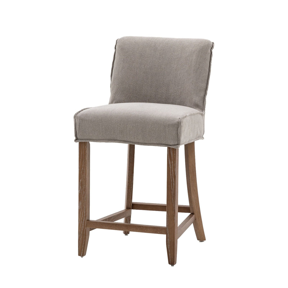 Wenchford Bar Stool Grey Linen (2pk)