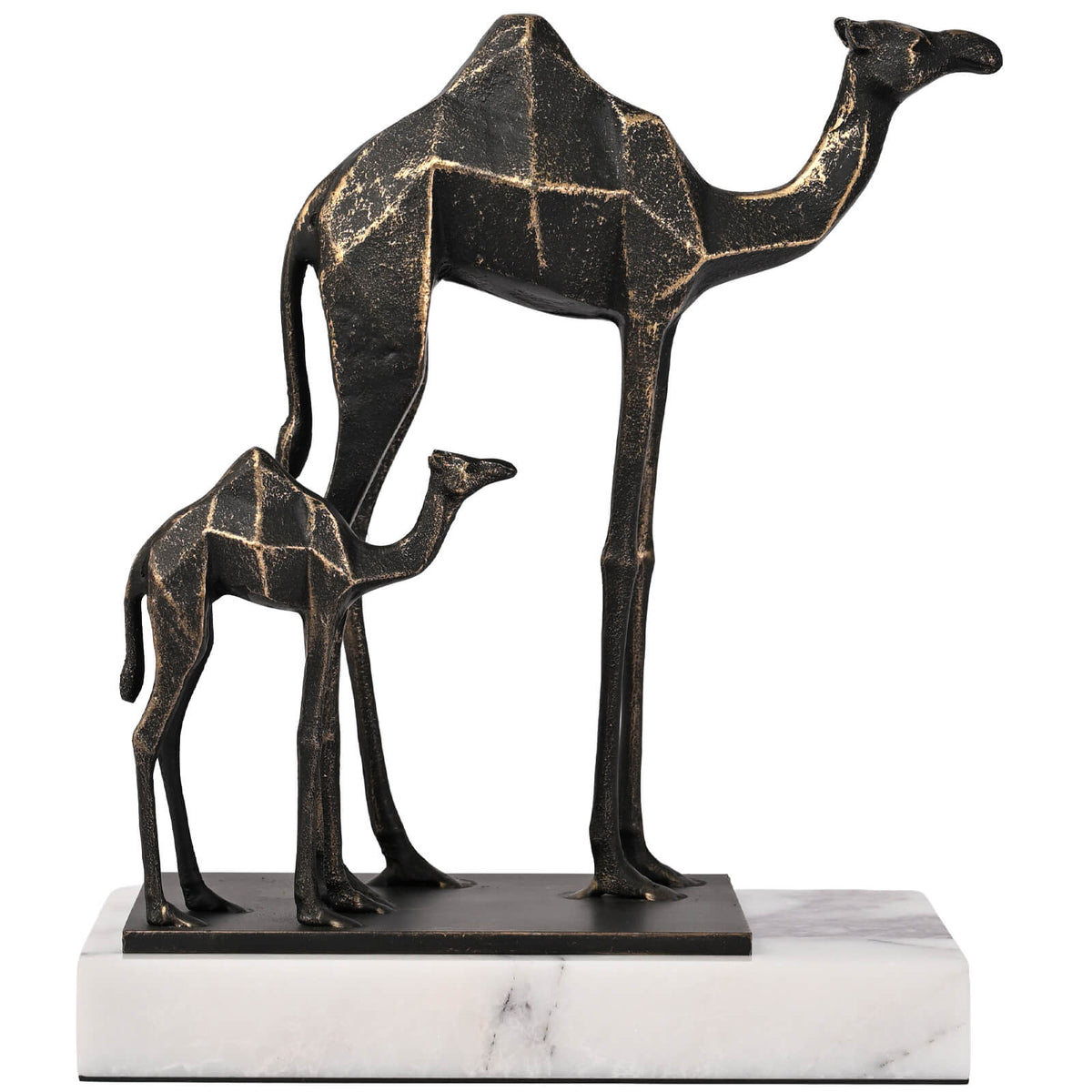 Camel Pair Sculpture
