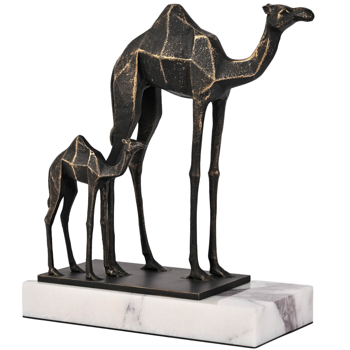 Camel Pair Sculpture