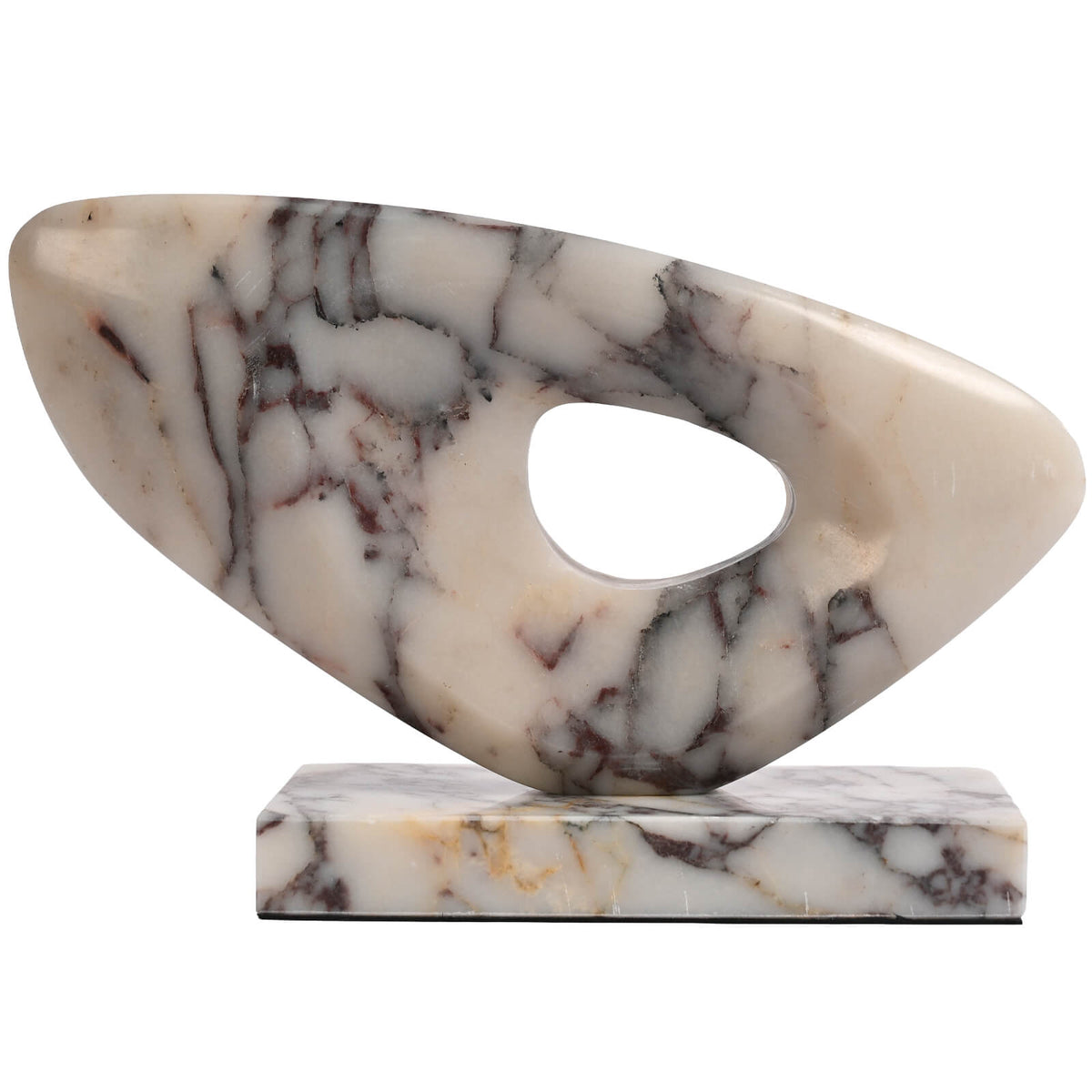 Faceted Marble Sculpture