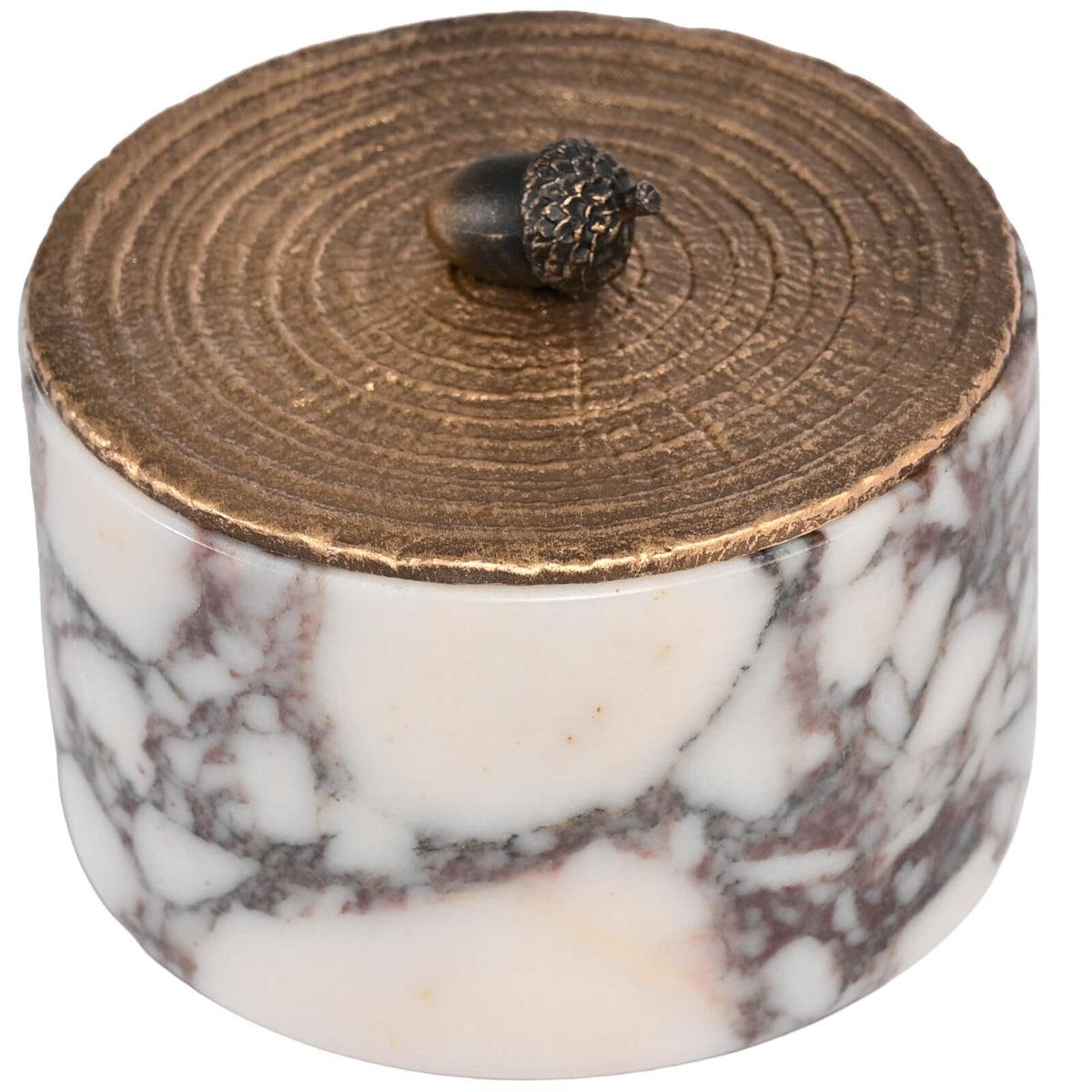 Round Bulgari Marble Canister
