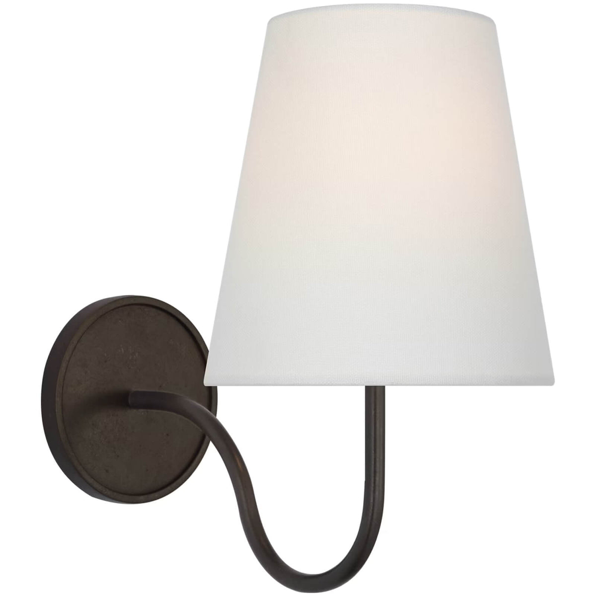 Lyndsie Small Wall Sconce in Aged Iron