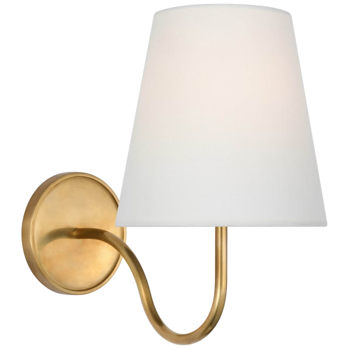Lyndsie Small Wall Sconce in Hand-Rubbed Antique Brass