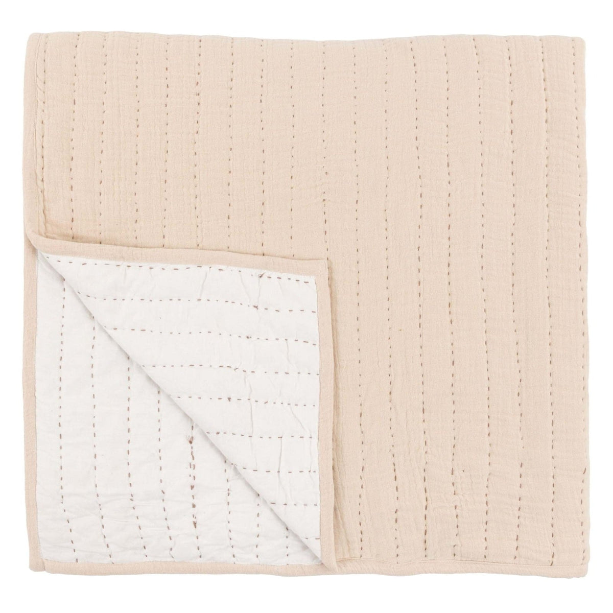 Alcove Gauze Bedspread in Taupe