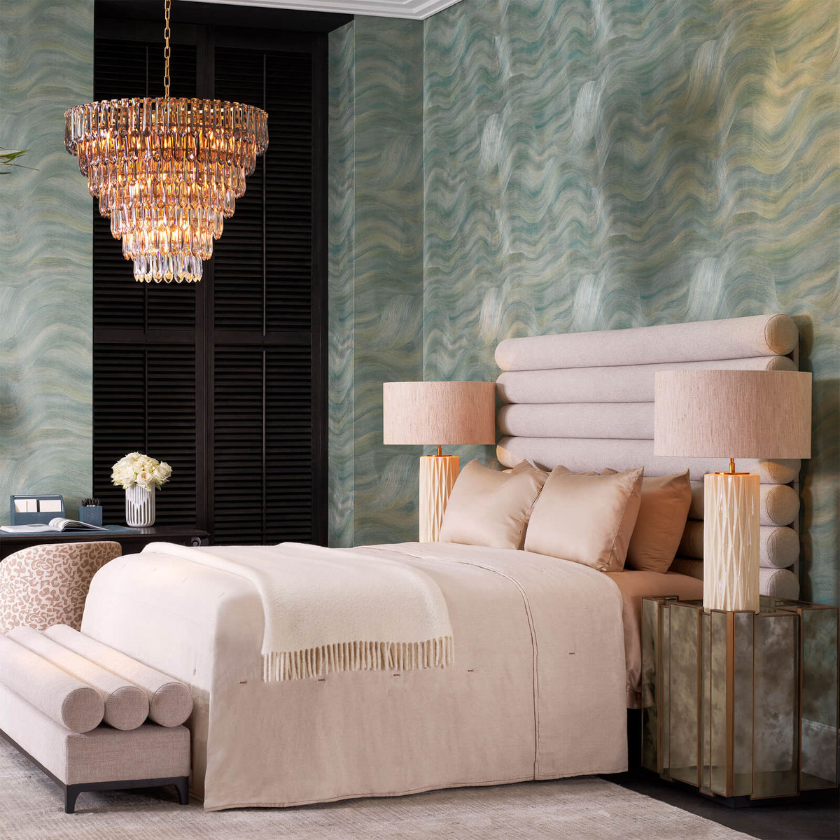 Amarello Cream Ceramic Table Lamp