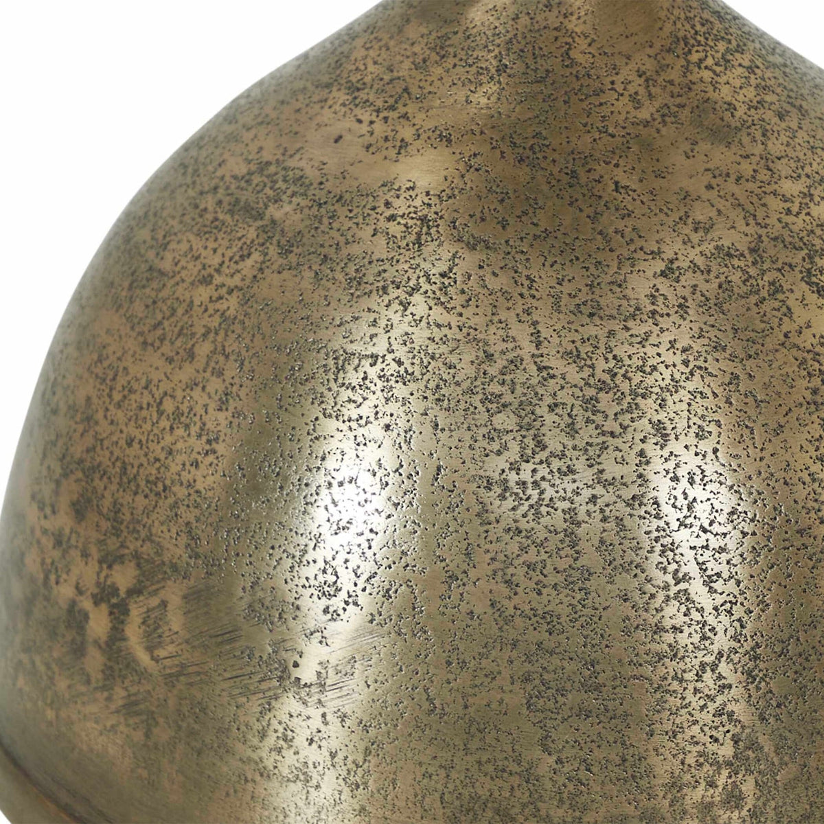 Ambrose Side Table in Antique Brass