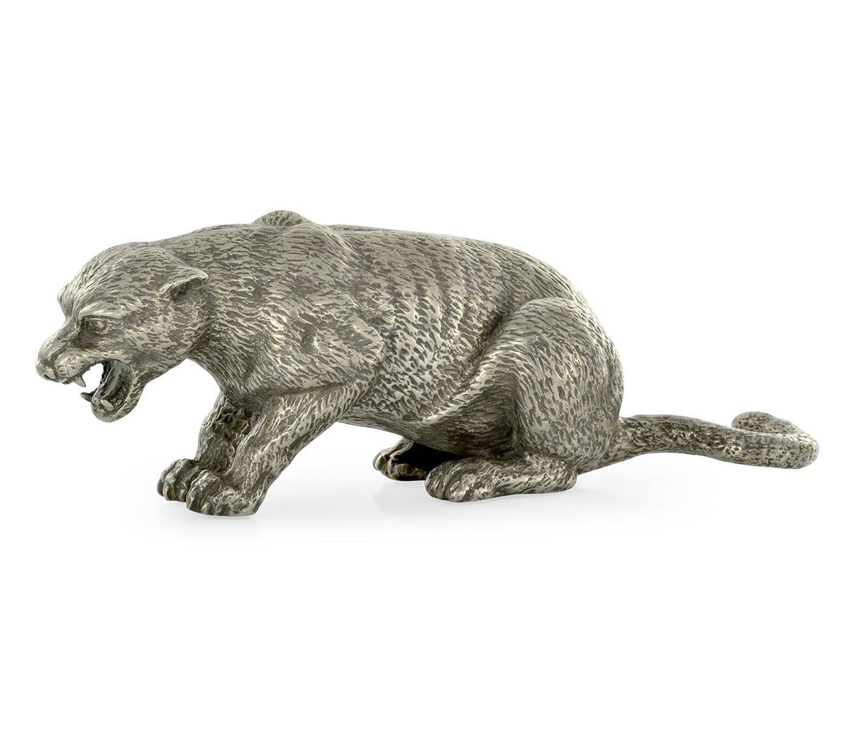 Antique White Brass Panther