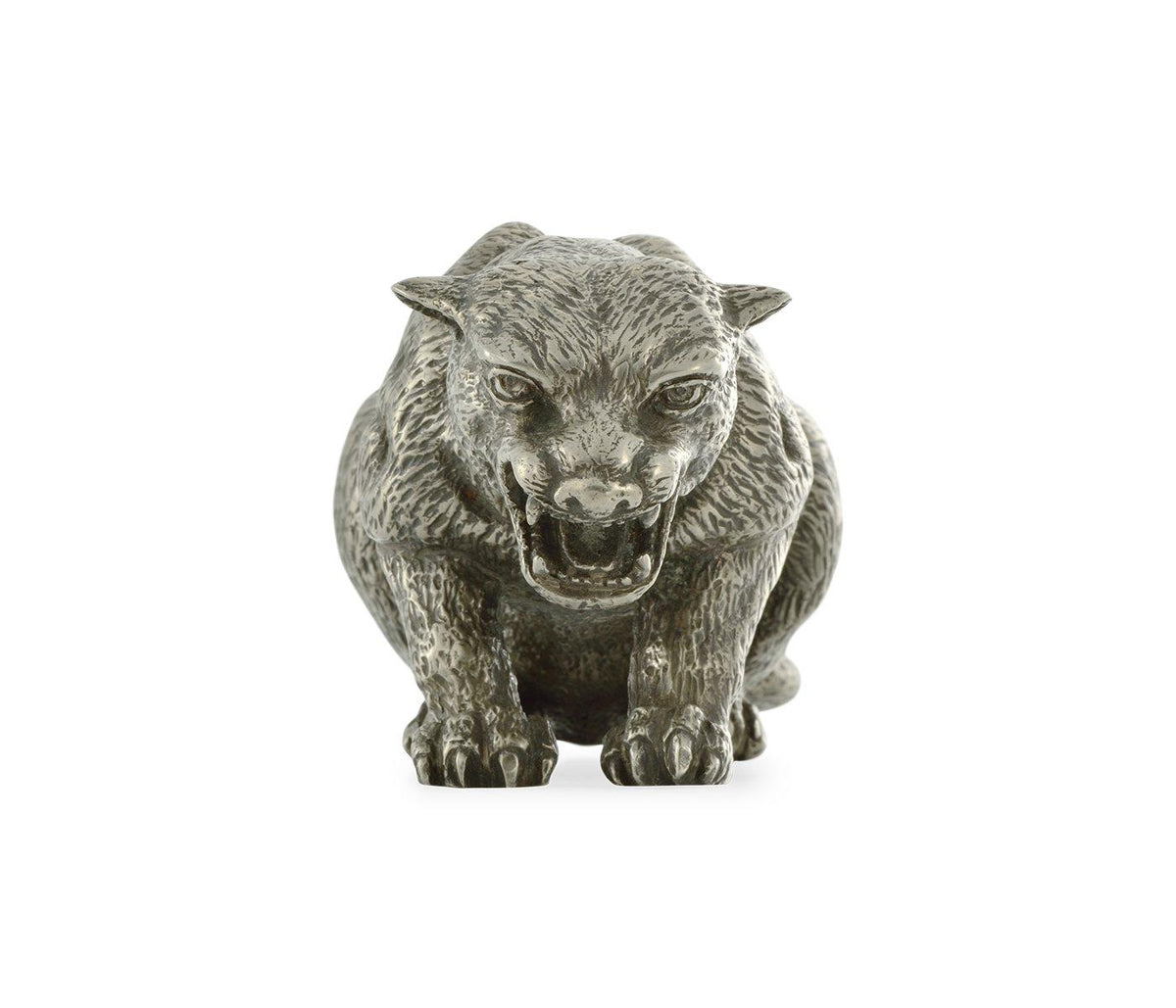 Antique White Brass Panther