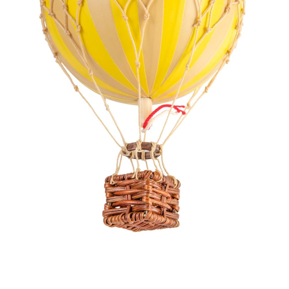 Floating The Skies Small Hot Air Balloon Yellow