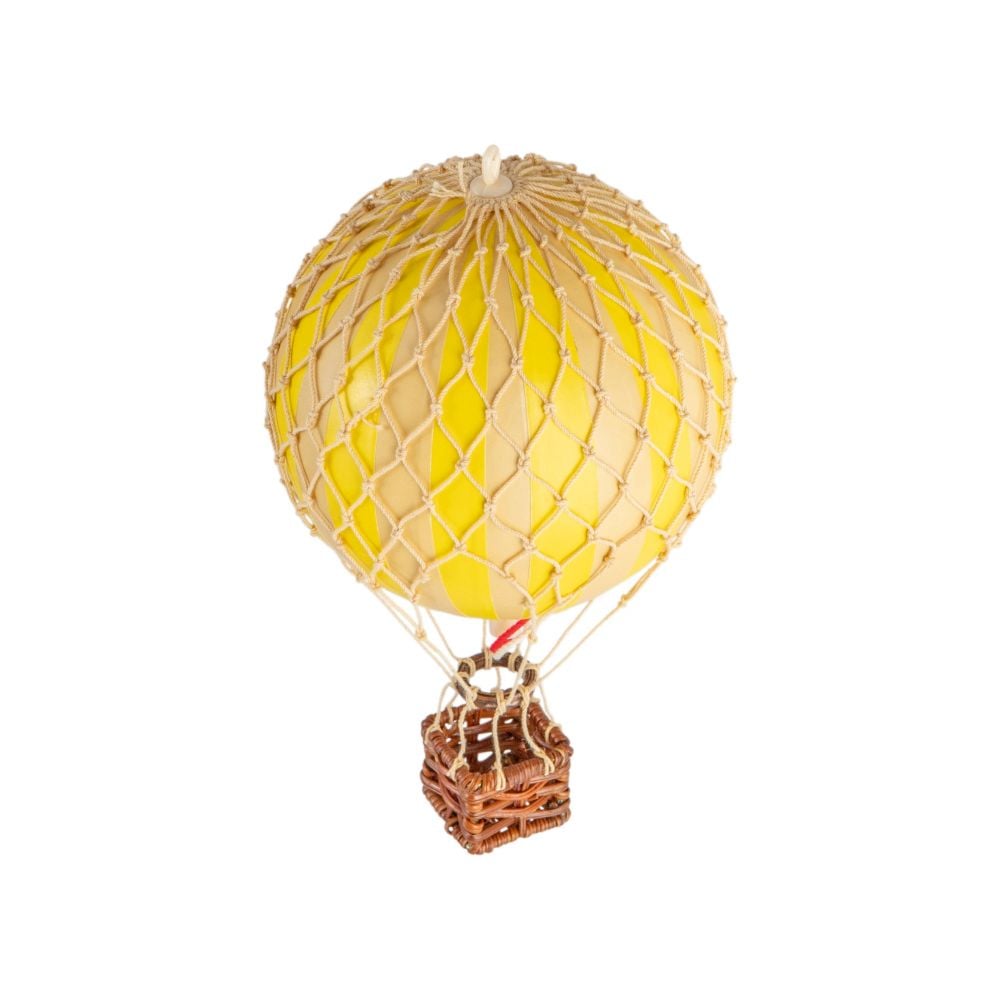 Floating The Skies Small Hot Air Balloon Yellow
