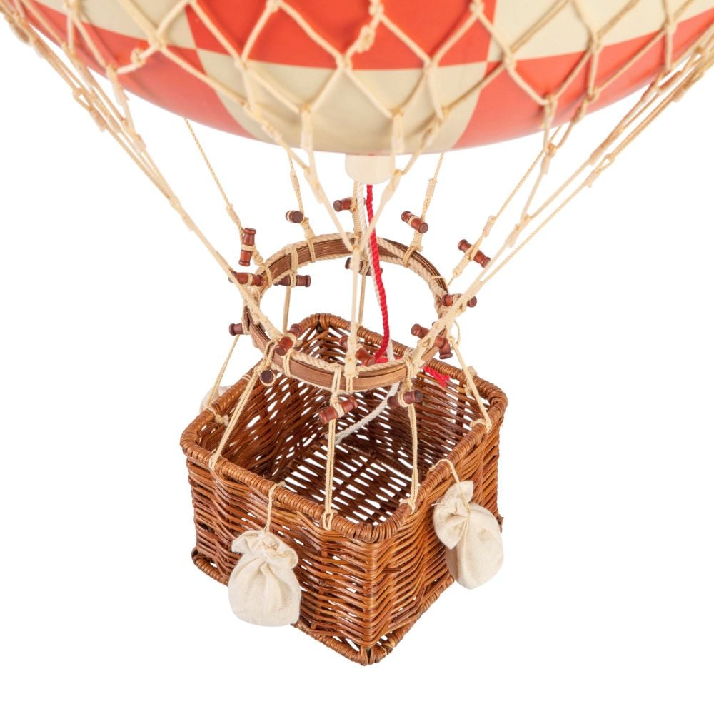 Royal Aero Large Hot Air Balloon Check Red